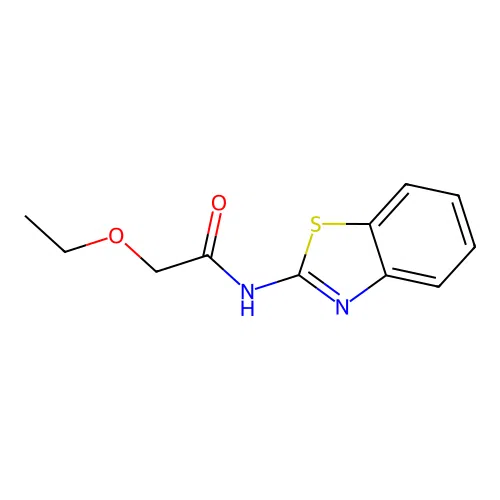 N-(1,3-benzothiazol-2-yl)-2-ethoxyacetamide structure