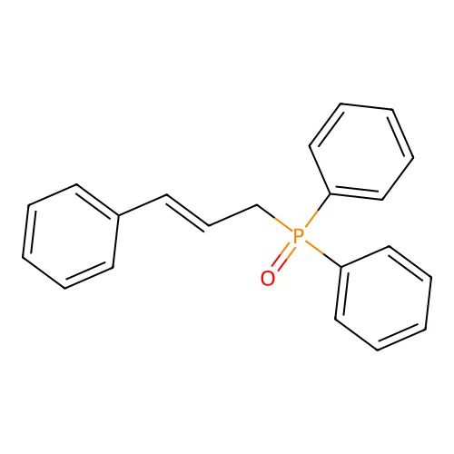 [(E)-3-diphenylphosphorylprop-1-enyl]benzene structure