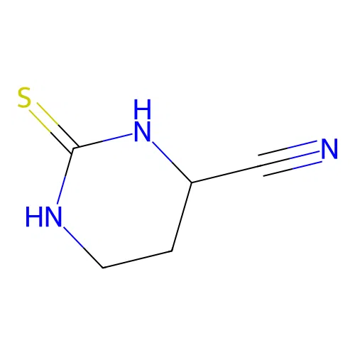2-Thioxohexahydropyrimidine-4-carbonitrile structure