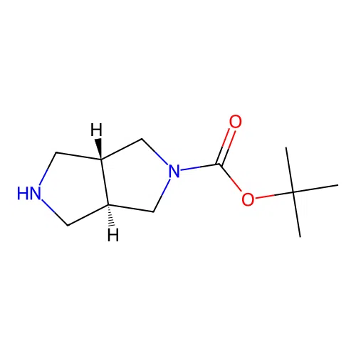 tert-butyl (3aR,6aR)-2,3,3a,4,6,6a-hexahydro-1H-pyrrolo[3,4-c]pyrrole-5-carboxylate structure