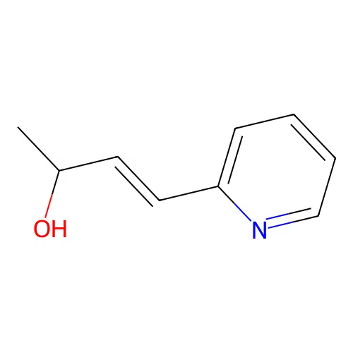 (E)-4-pyridin-2-ylbut-3-en-2-ol structure