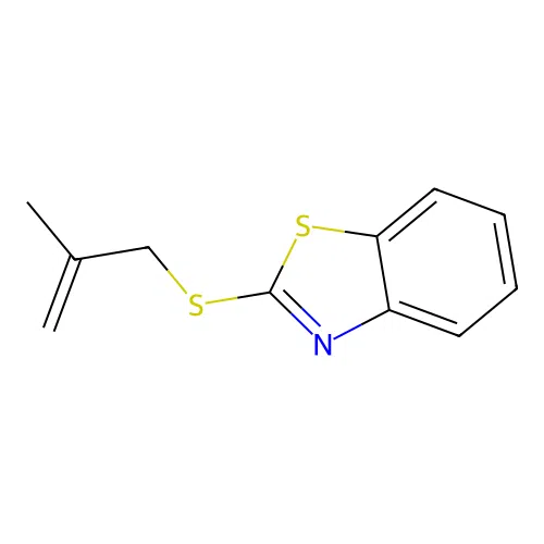 2-(2-Methylprop-2-enylsulfanyl)-1,3-benzothiazole structure