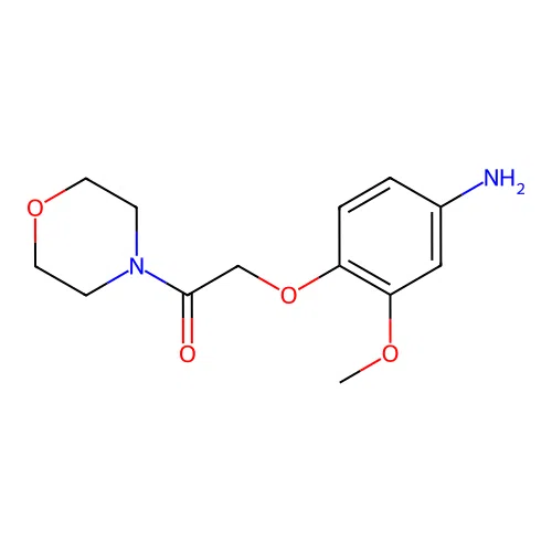 2-(4-Amino-2-methoxyphenoxy)-1-morpholinoethanone structure