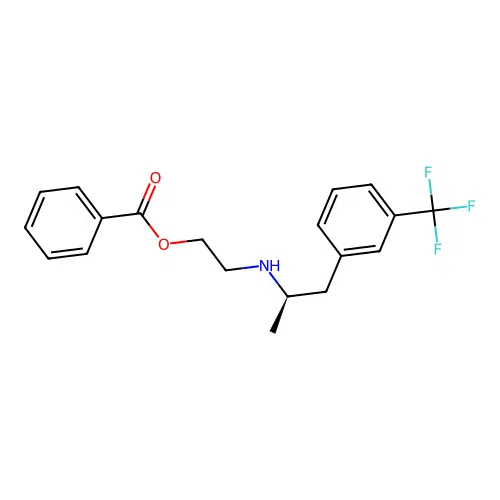 Benfluorex, (R)- structure