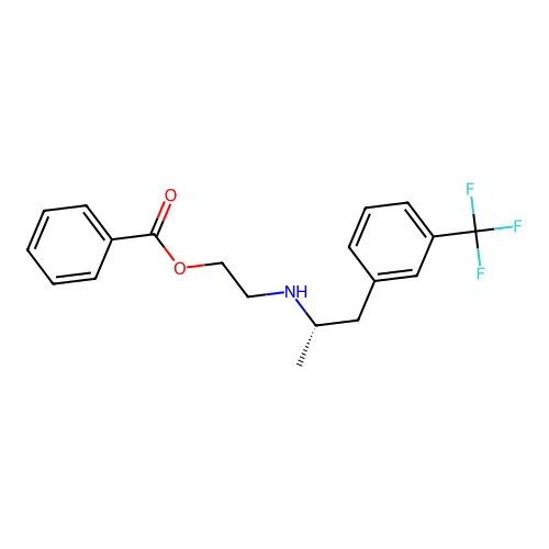 Benfluorex, (S)- structure