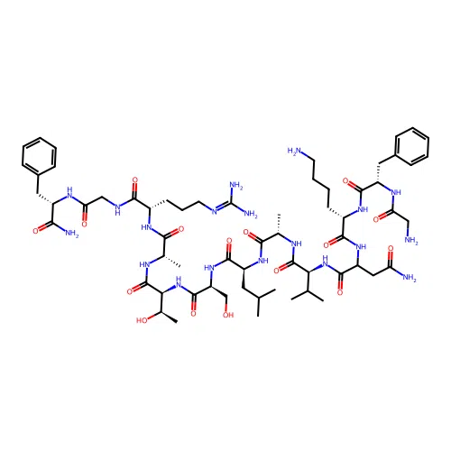 Lom-AG-myotropin structure
