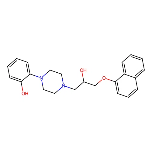 O-Desmethylnaftopidil structure