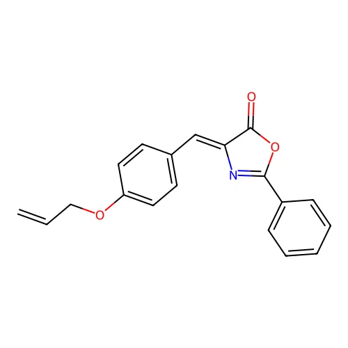 4-[4-(allyloxy)benzylidene]-2-phenyl-1,3-oxazol-5(4H)-one structure
