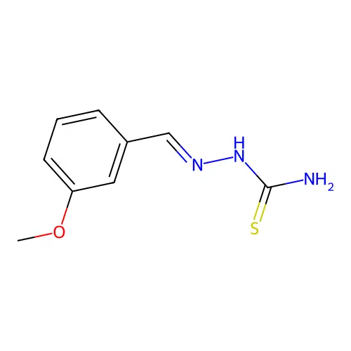 3-Methoxybenzaldehyde thiosemicarbazone structure