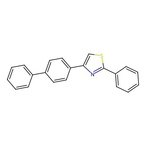 2-Phenyl-4-(4-phenylphenyl)-1,3-thiazole structure
