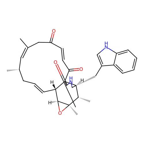 Prochaetoglobosin III structure