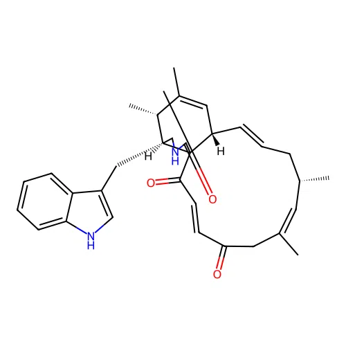 Prochaetoglobosin II structure