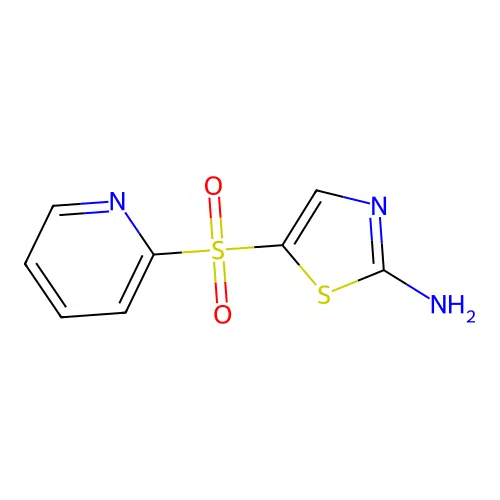 5-Pyridin-2-ylsulfonyl-1,3-thiazol-2-amine structure