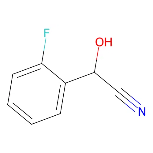 2-(2-Fluorophenyl)-2-hydroxyacetonitrile structure