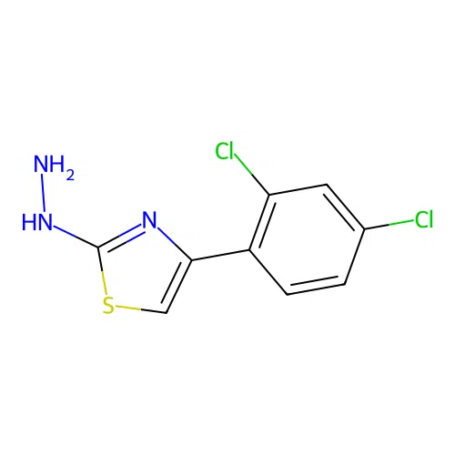 4-(2,4-Dichlorophenyl)-2-hydrazinylthiazole structure