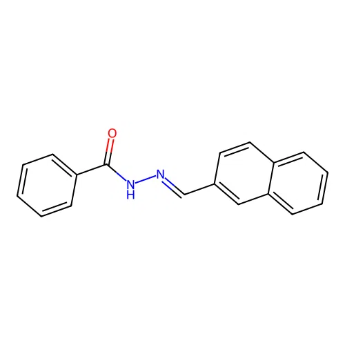 N'-(2-naphthylmethylene)benzohydrazide structure