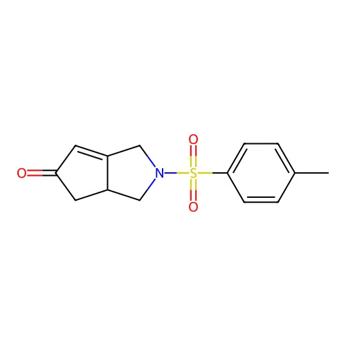 2-Tosyl-2,3,3a,4-tetrahydrocyclopenta[c]pyrrol-5(1H)-one structure