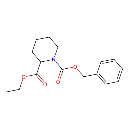 1-Benzyl 2-ethyl piperidine-1,2-dicarboxylate structure