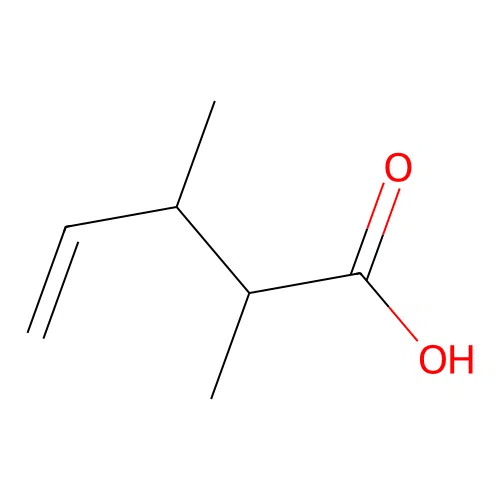 2,3-Dimethylpent-4-enoic acid structure