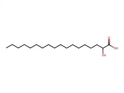 2-Hydroxystearic acid structure