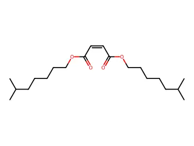 Bis(6-methylheptyl) but-2-enedioate structure
