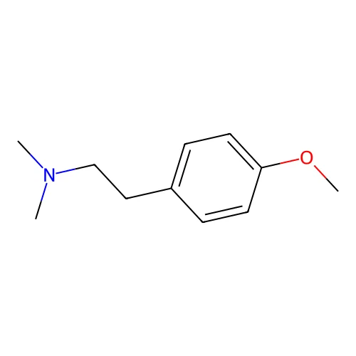 N,N-Dimethyl-4-methoxyphenylethylamine structure