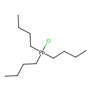 Tributylchloroplumbane structure