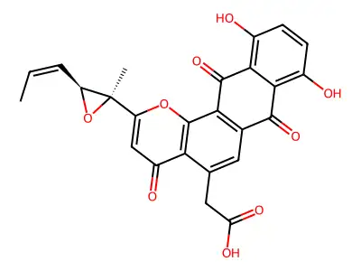 CAS 133021-37-1 - C25H18O9 structure