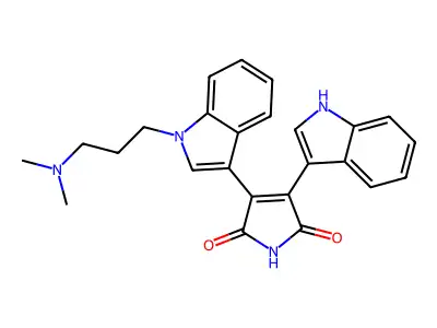 bisindolylmaleimide i structure