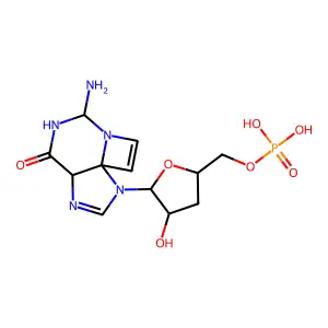 3,N(4)-Etheno-3'-deoxyguanosine monophosphate structure