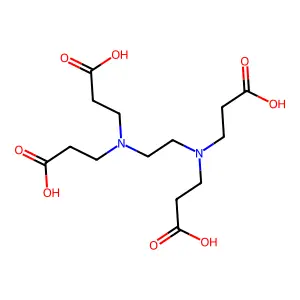 Ethylenediaminetetrapropionic acid structure