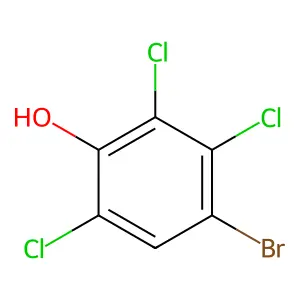 4-Bromo-2,3,6-trichlorophenol structure