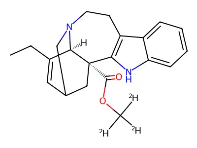 Catharanthine hcl structure