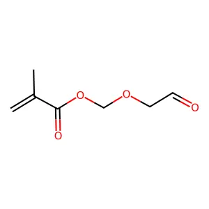 Methacrylic acid, carbomethoxymethyl ester structure