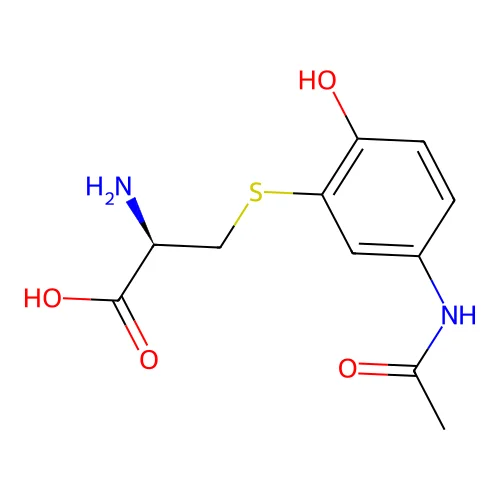 Paracetamol-cysteine structure