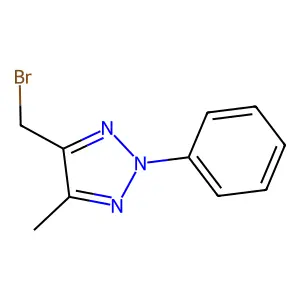 4-(Bromomethyl)-5-methyl-2-phenyl-2H-1,2,3-triazole structure