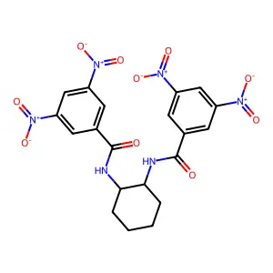 N,N'-(3,5-Dinitrobenzoyl)-1,2-diaminocyclohexane structure