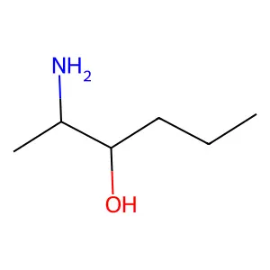 2-Amino-3-hexanol structure