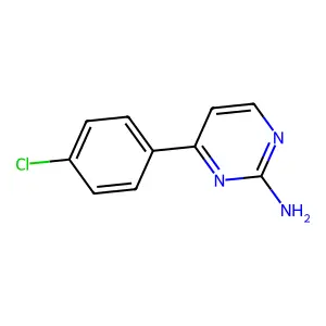 4-(4-Chlorophenyl)pyrimidin-2-amine structure