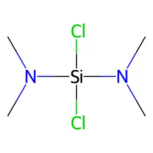 Silanediamine, 1,1-dichloro-N,N,N',N'-tetramethyl- structure