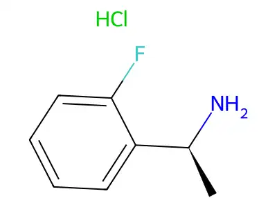 (1R)-1-(2-Fluorophenyl)ethylamine structure
