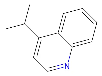 Isopropylquinoline (mixed isomers) structure