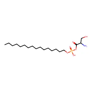 Hexadecylphosphoserine structure