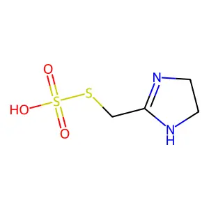 S-(4,5-Dihydro-1H-imidazol-2-ylmethyl) hydrogen thiosulfate structure