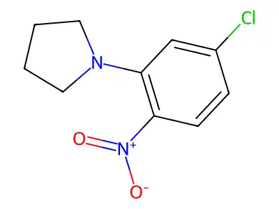 1-(5-Chloro-2-nitrophenyl)pyrrolidine structure