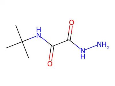 N-tert-butyl-2-hydrazinyl-2-oxoacetamide structure