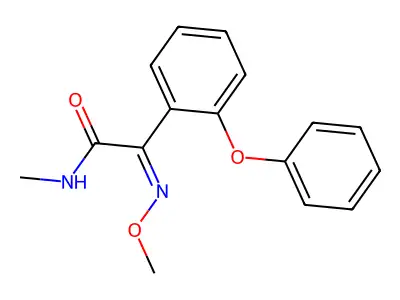 2-(Methoxyimino)-N-methyl-2-(2-phenoxyphenyl)acetamide structure