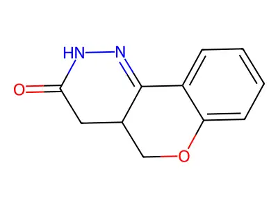 2H-(1)Benzopyrano(4,3-c)pyridazin-3(4H)-one, 4a,5-dihydro- structure