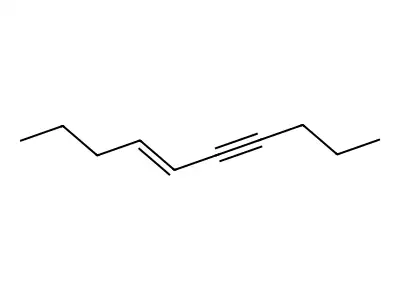 (E)-4-Decen-6-yne structure