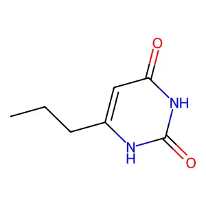 6-n-Propyluracil structure